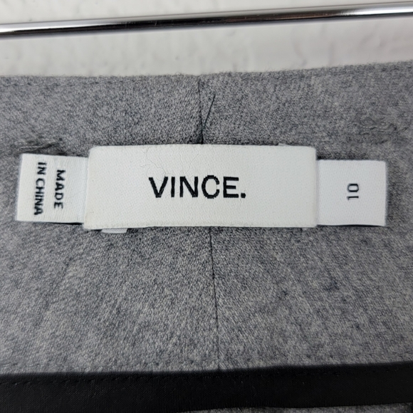 Vince Cashmere Wool Blend Belted Joggers Gray 10 - Picture 7 of 11